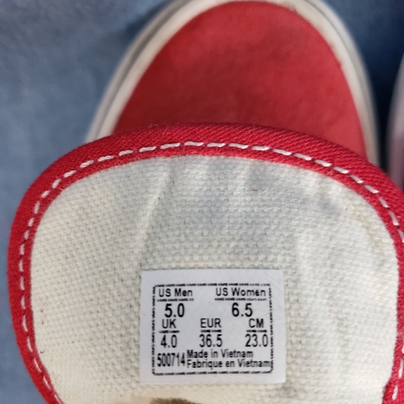 Vans ] Red - Picture 6 of 7
